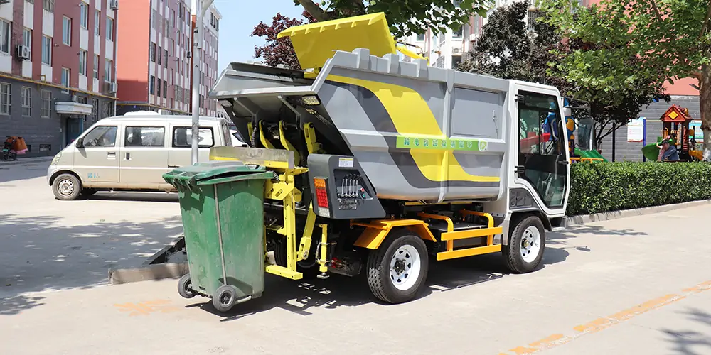 Electric Garbage Truck,Small Garbage Vehicle,electric self-loading garbage truck