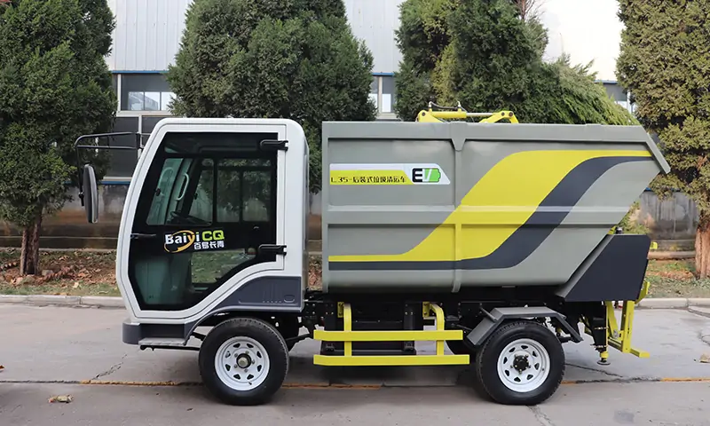 Modern Property and Scenic Area Small Electric Waste Collection Vehicles