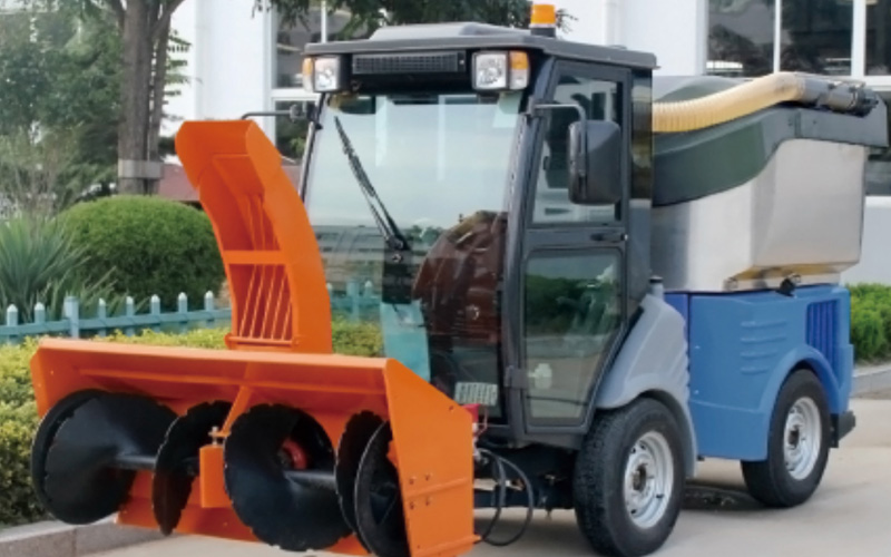 Compact mini fuel road sweeper BY-S750