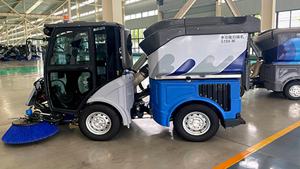 Compact mini fuel road sweeper BY-S750BY-S750Power System