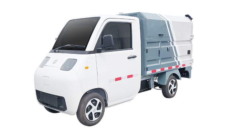Fully Electric Enclosed Barrel Garbage Truck