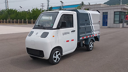 Fully Electric Enclosed Barrel Garbage TruckBY-LT1000