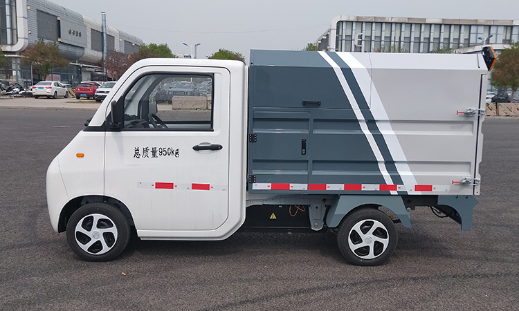 Fully Electric Enclosed Barrel Garbage TruckBY-LT1000Vehicle chassis