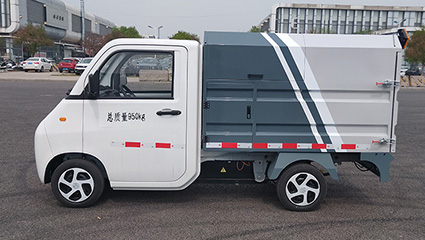 Fully Electric Enclosed Barrel Garbage TruckBY-LT1000Operating Environment