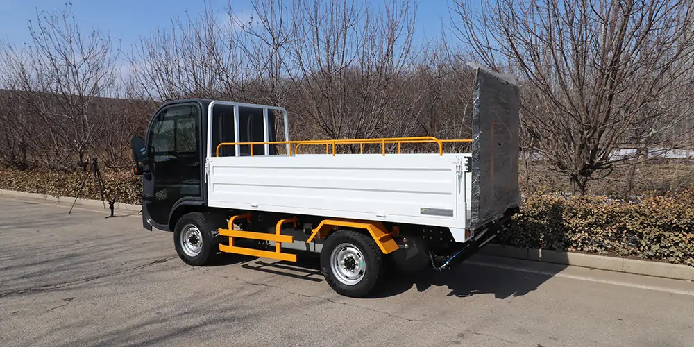 Electric Waste Carrier Truck,Electric Waste Transfer Vehicle,Eight-Bin Electric Trash Truck