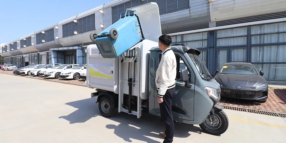 New Energy Side-Loading Garbage Truck,Electric Garbage Truck,Small Garbage Vehicle,Small Electric Waste Collection Vehicles