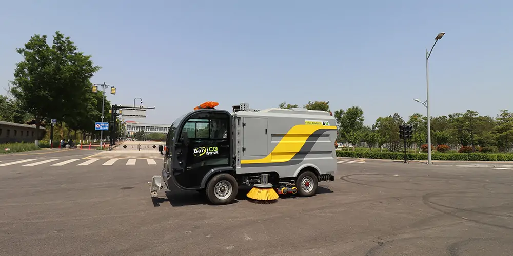 Pure Electric Street Sweeper BY-CS60，road sweeper,street sweeper,road sweeping machine,road cleaning machine,Small-Sized Pure Electric Cleaning Vehicle
