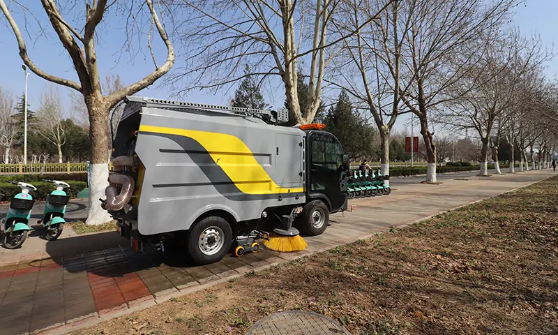 Pure Electric Street Sweeper BY-CS60: Empowering Municipal Sanitation Constructi