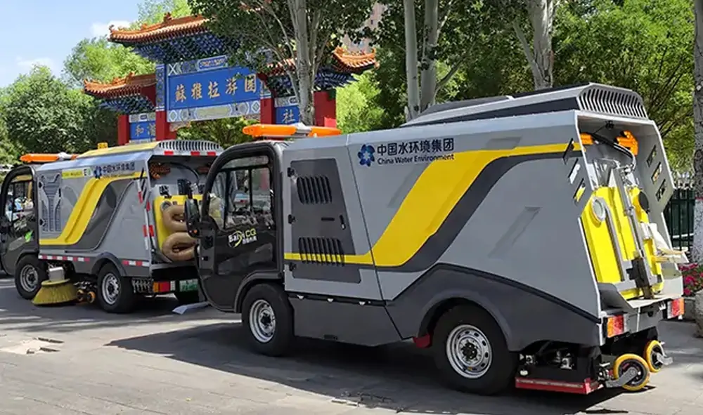 The All-Electric Road Deep Cleaning Vehicle Shipped to Inner Mongolia