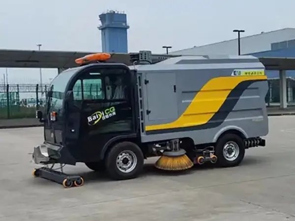 Electric Street Sweeper Arrived at Baiyun Airport