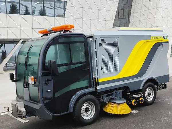 Electric Road Sweeper Entered Yili Factory