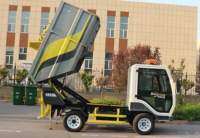 Four Wheel Electric Garbage Truck Advantages