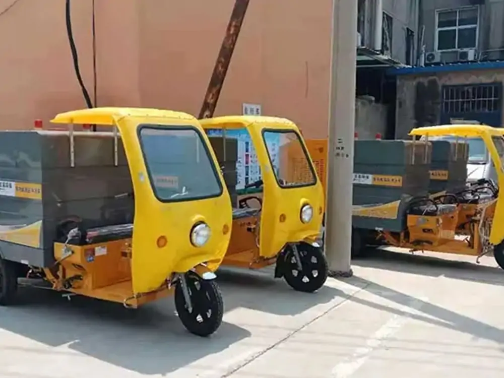 Tangshan Sanitation Company buys electric street washer vehicle